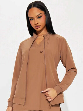Brown Scrub Jacket